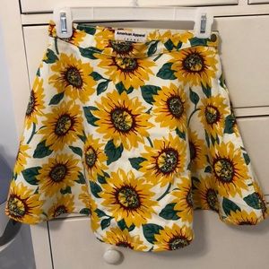 American Apparel Sunflower Skirt